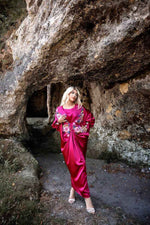 The Opulent Satin Caftan