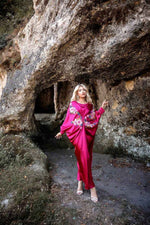 The Opulent Satin Caftan